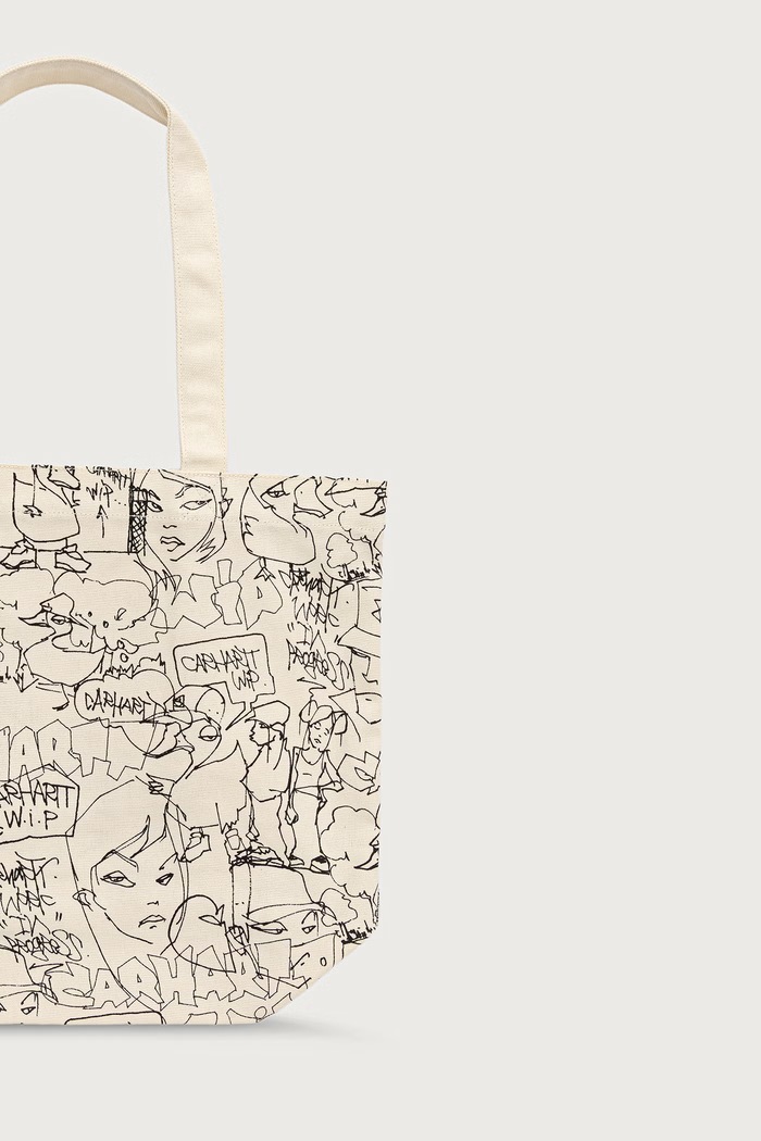 Carhartt WIP Blinkerfluid Tote torebka damska bawełniana I037306 multicolor AW26