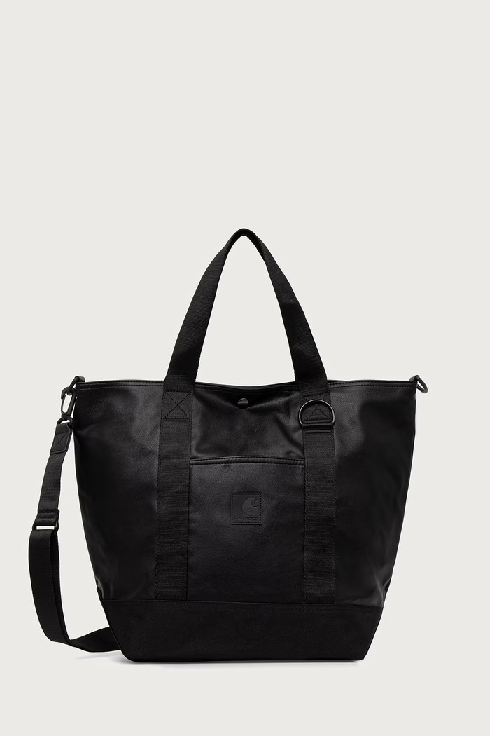 Carhartt WIP Arizona Tote Bag torebka shopper damska z imitacji skóry czarny I037068