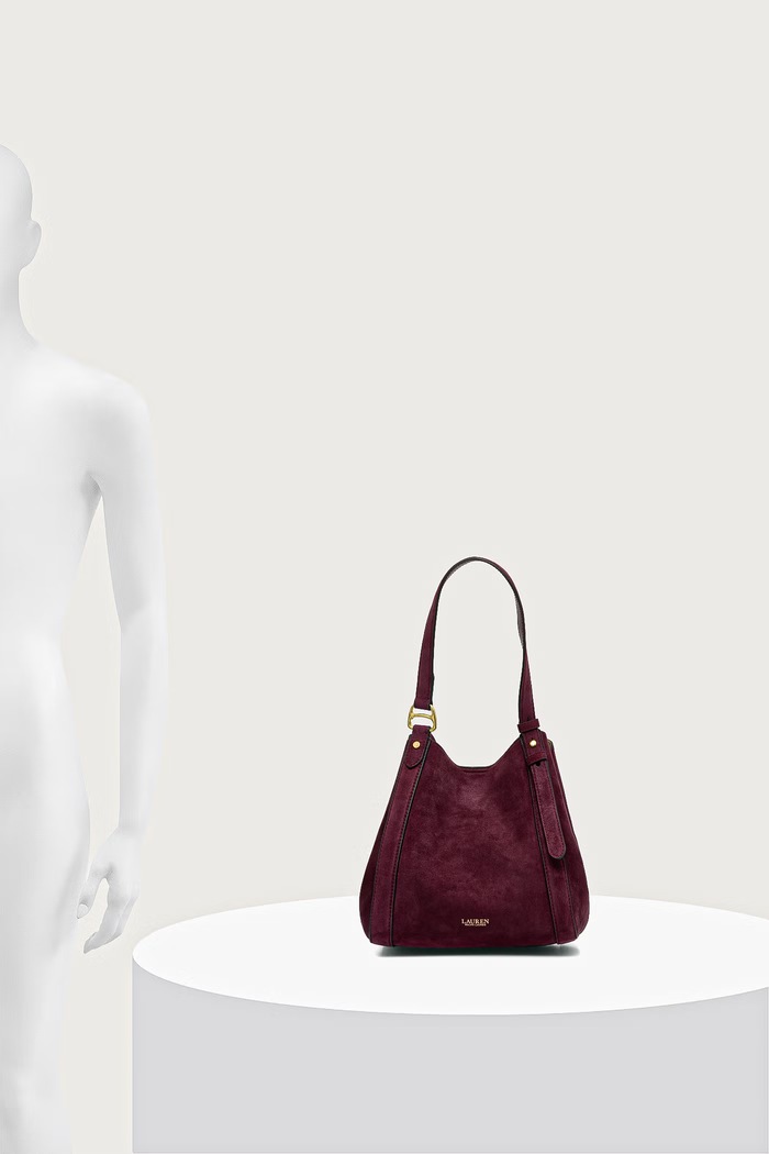 Lauren Ralph Lauren Torebka shopper damska zamszowa 431P18712