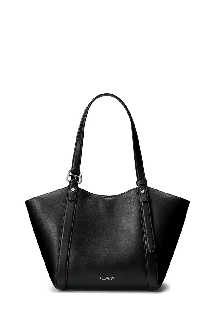 Lauren Ralph Lauren Torebka tote damska skórzana czarny 431P18711