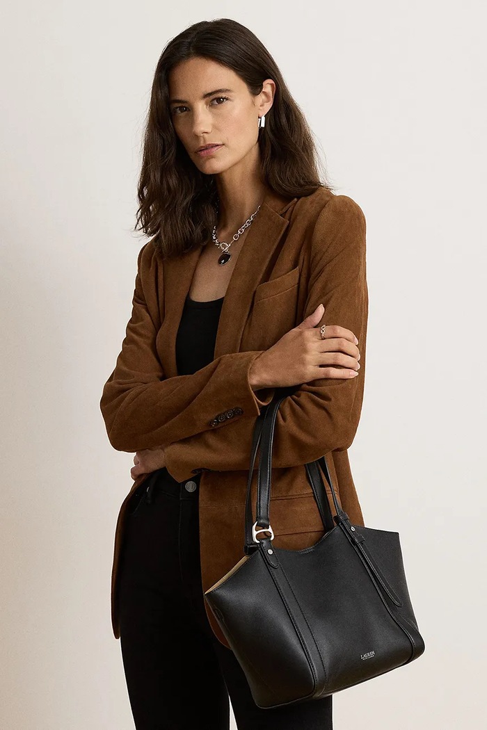 Lauren Ralph Lauren Torebka tote damska skórzana 431P18711