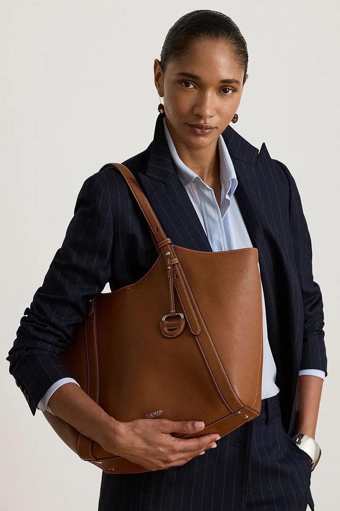 Lauren Ralph Lauren Torebka tote damska skórzana 431P18709