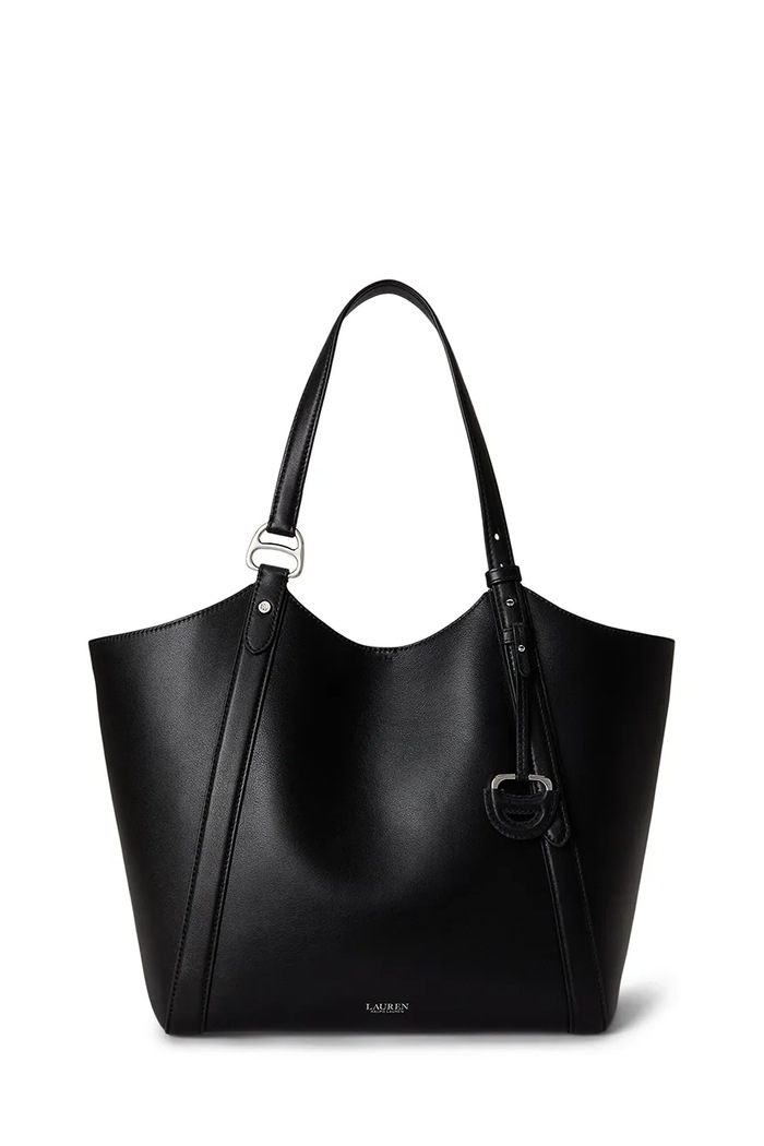 Lauren Ralph Lauren Torebka tote damska skórzana czarny 431P18709