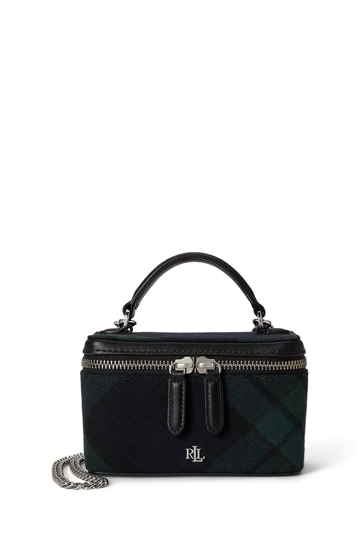 Lauren Ralph Lauren Torebka kuferek damska czarny 431P18667