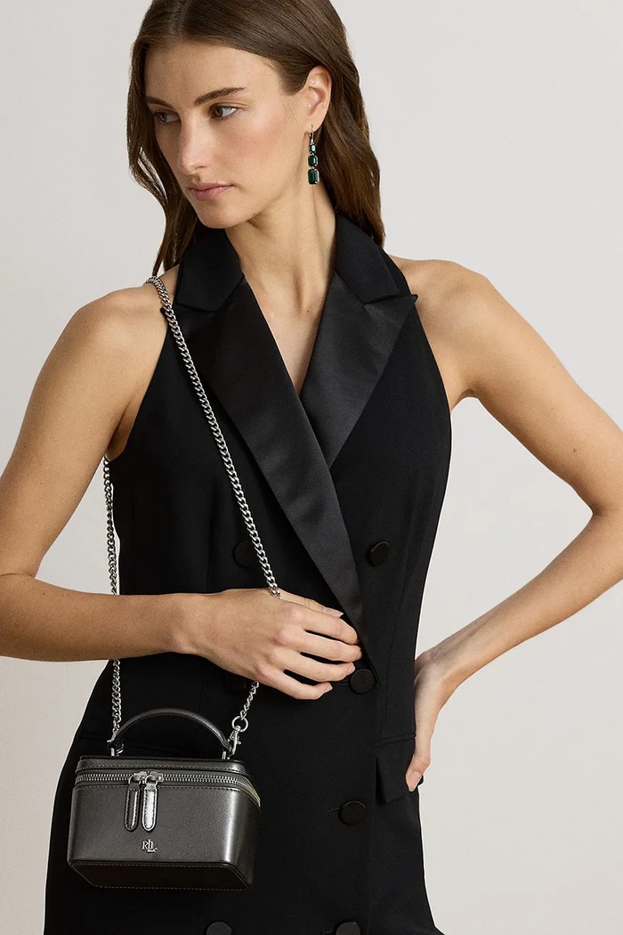 Lauren Ralph Lauren Kufríková kabelka dámska semišová 431P18666