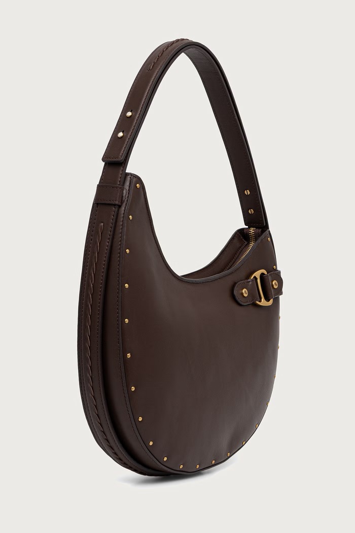 Lauren Ralph Lauren Torebka damska skórzana 431P18660 brązowy AW26