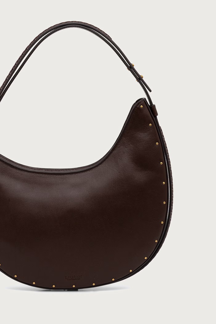 Akcesoria Lauren Ralph Lauren Torebka damska skórzana 431P18660 brązowy