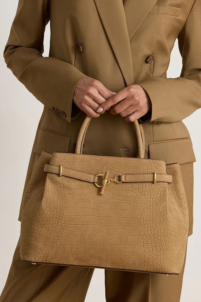 Lauren Ralph Lauren Torebka tote damska skórzana 431P18464