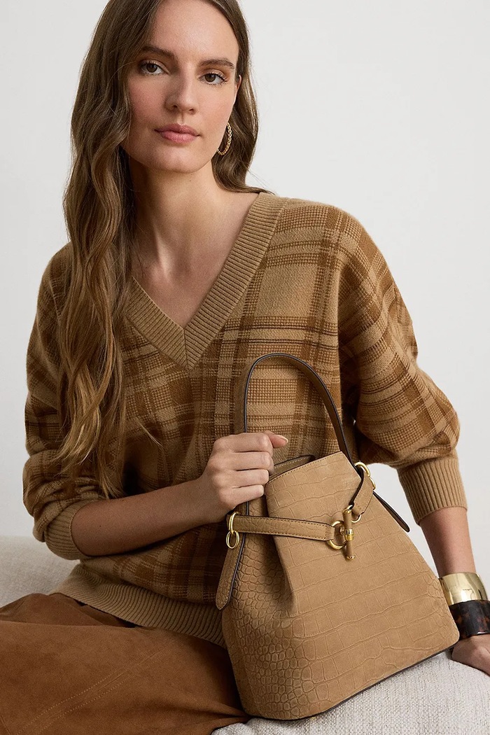 Lauren Ralph Lauren Torebka damska skórzana 431P18459