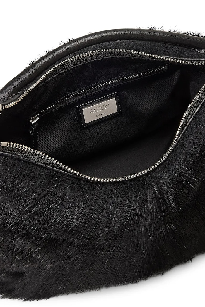 Μικρή τσάντα γυναικεία Lauren Ralph Lauren μαύρο 431P18455