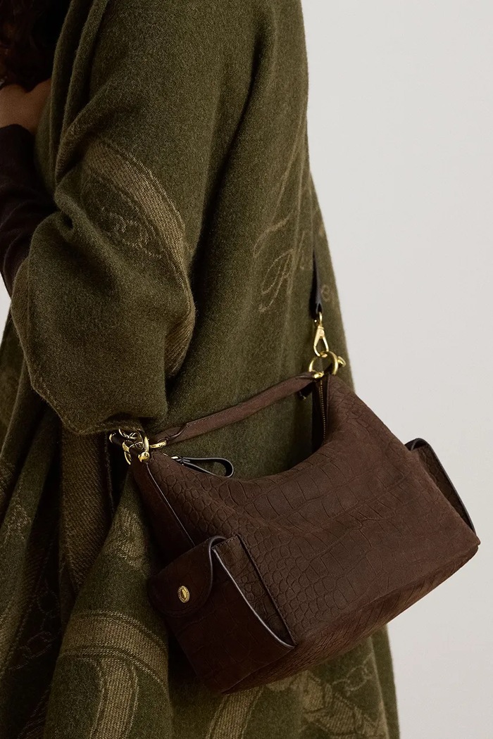 Lauren Ralph Lauren Torebka crossbody damska skórzana 431P18453