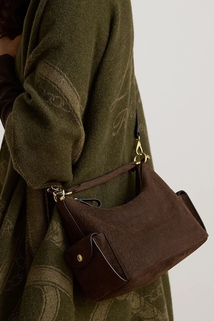 Lauren Ralph Lauren Torebka crossbody damska skórzana 431P18453