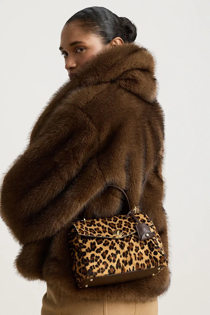 Lauren Ralph Lauren Torebka crossbody damska skórzana 431P18422
