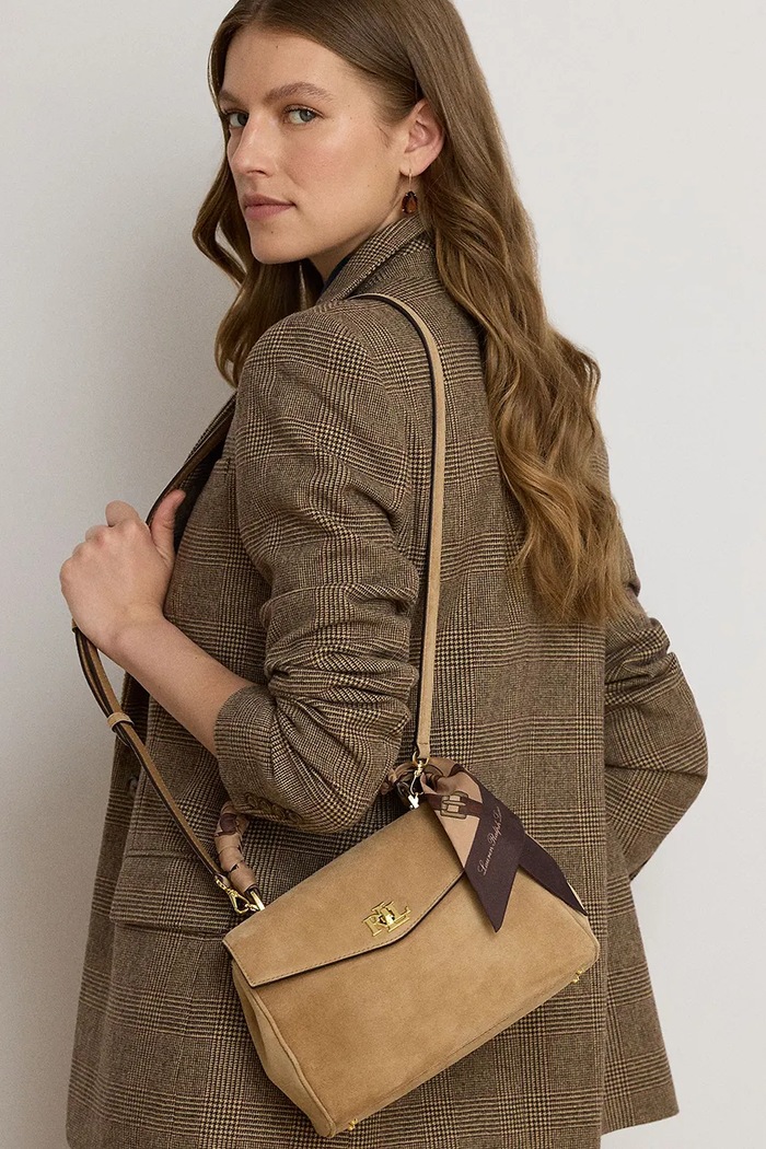 Lauren Ralph Lauren Torebka damska zamszowa 431P18421