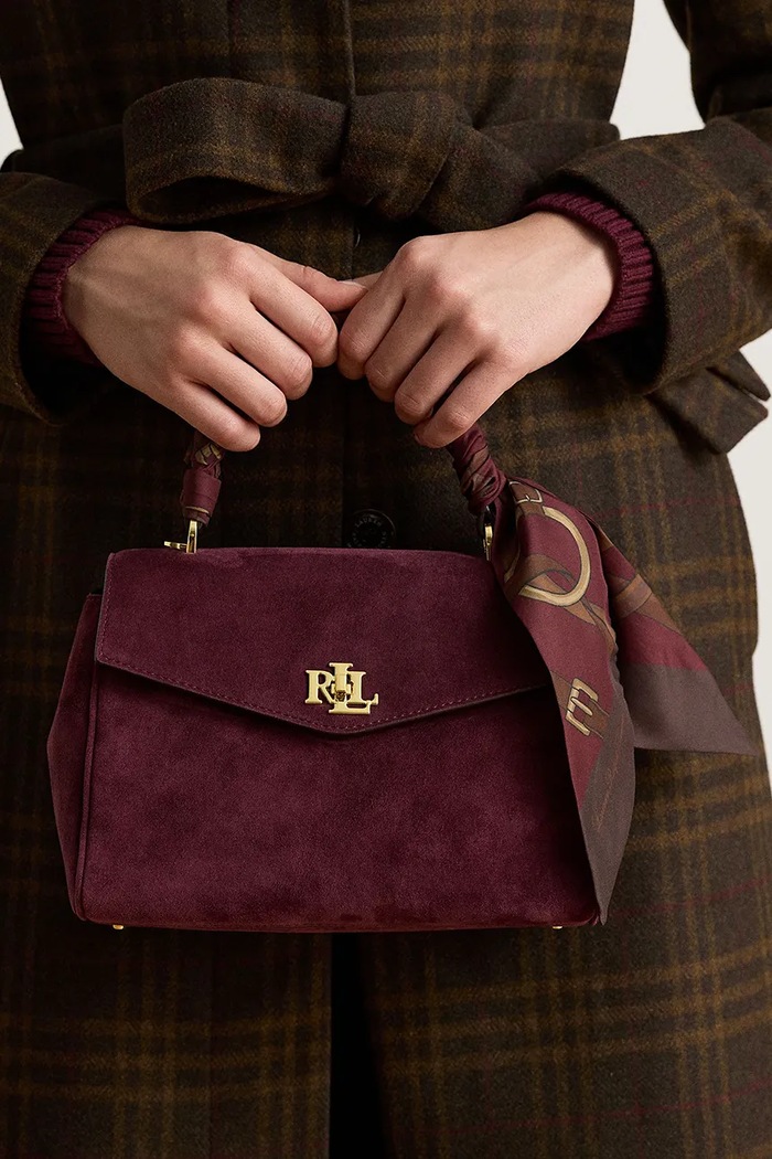 Lauren Ralph Lauren Torebka damska zamszowa 431P18421