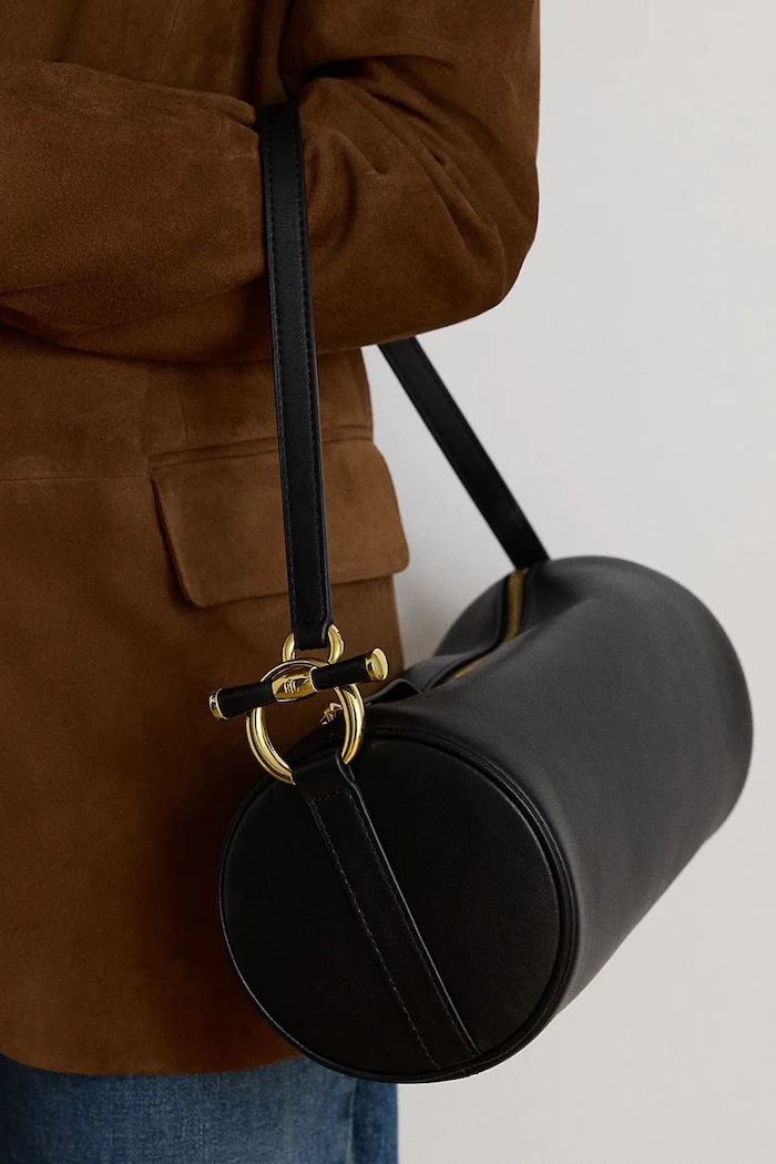 Lauren Ralph Lauren Torebka bagietka damska skórzana 431P16747