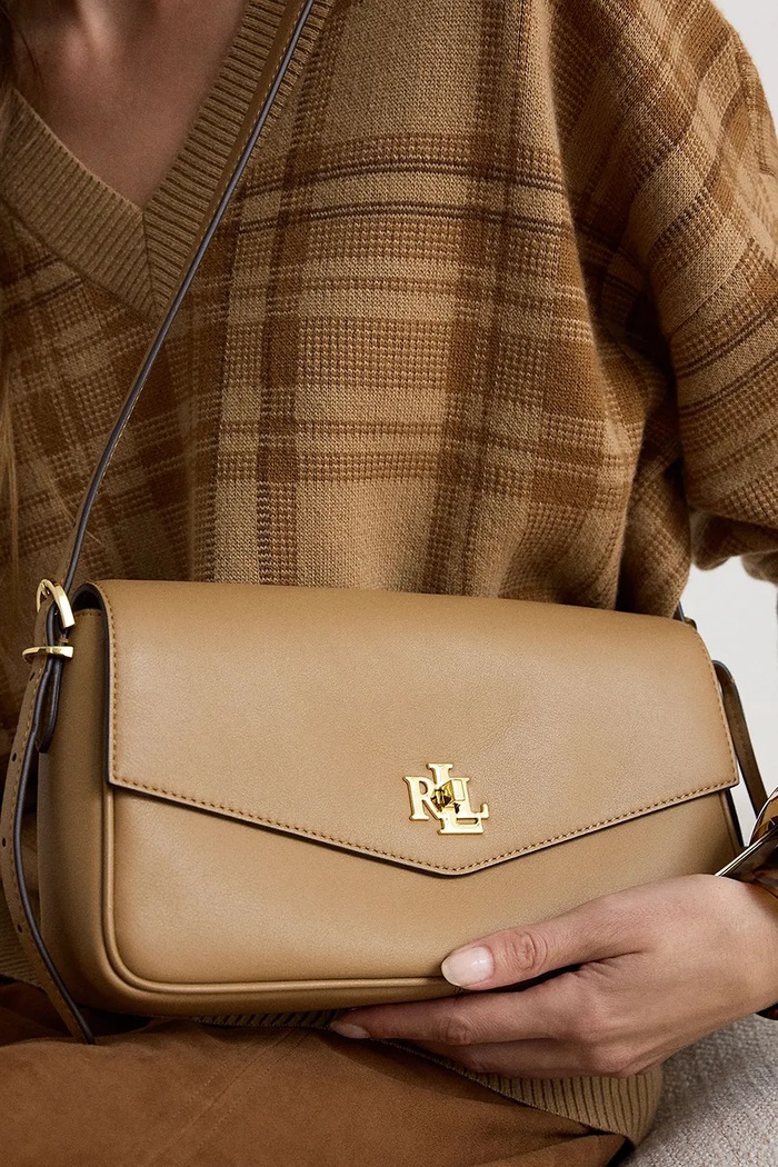 Lauren Ralph Lauren Torebka crossbody damska skórzana 431P16684