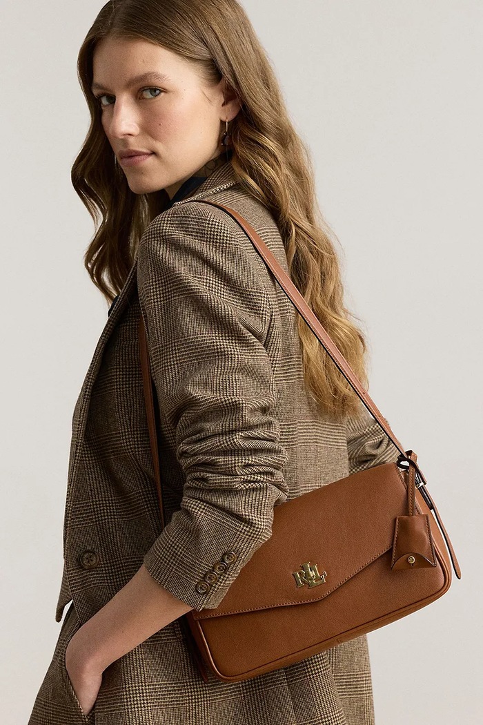 Lauren Ralph Lauren Torebka crossbody damska skórzana 431P16684
