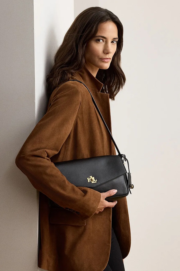 Lauren Ralph Lauren Torebka crossbody damska skórzana 431P16684