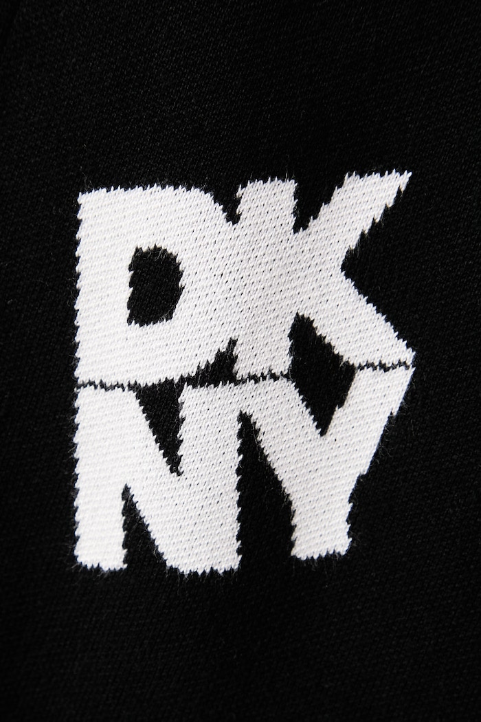 Kardigan damski z wiskozy DKNY czarny P6MXAF16