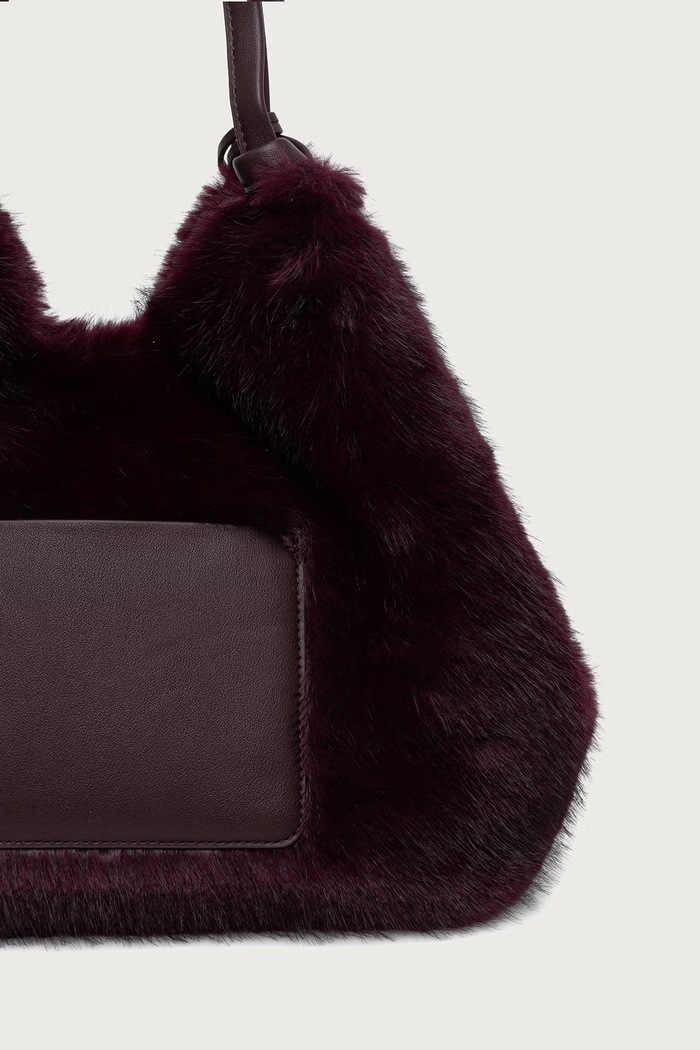 Akcesoria DKNY Torebka shopper damska R63AOE49 bordowy