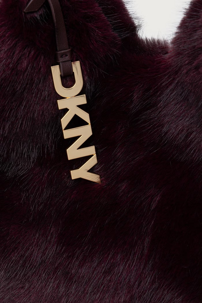Torebka shopper damska DKNY R63AOE49 bordowy
