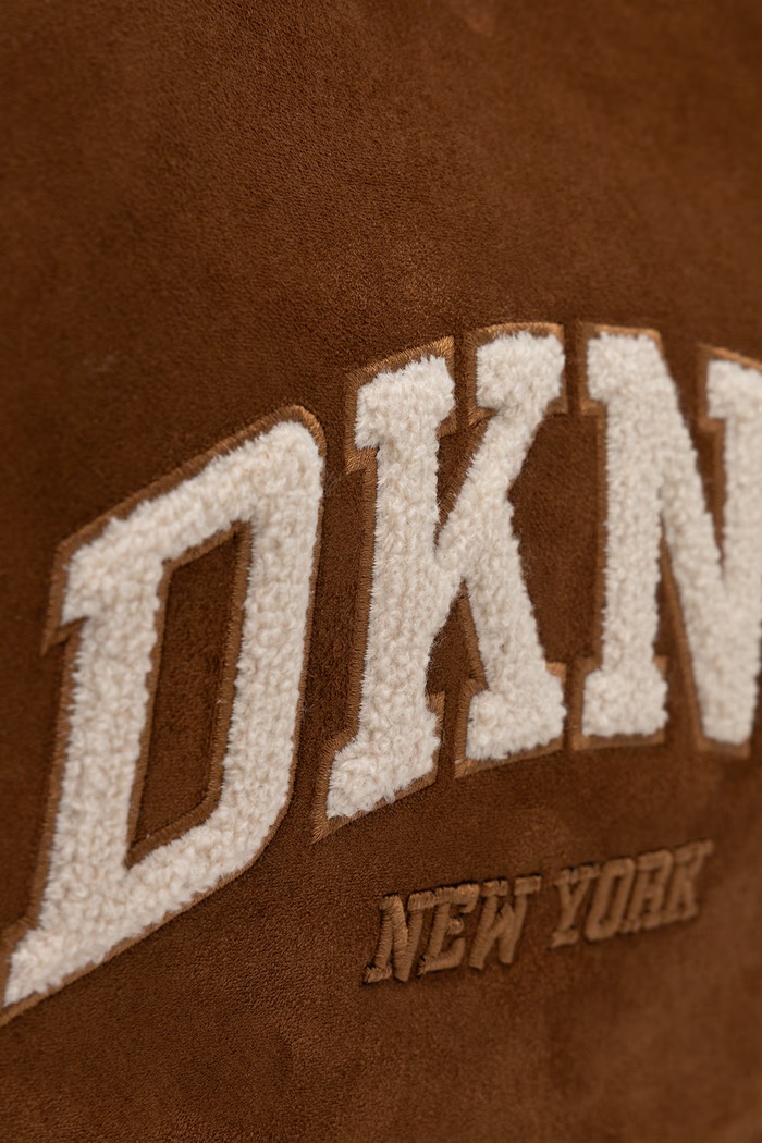 Tote taška dámská z imitace semiše DKNY R63ACE48 hnědá