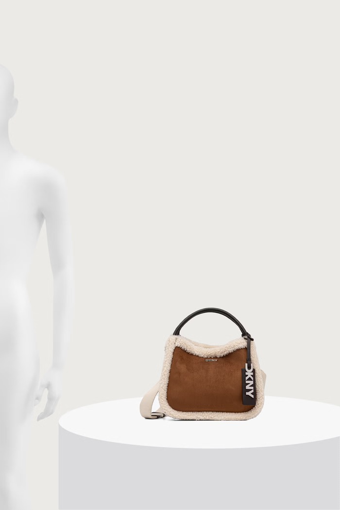 DKNY Torebka damska z imitacji zamszu R62CMK69