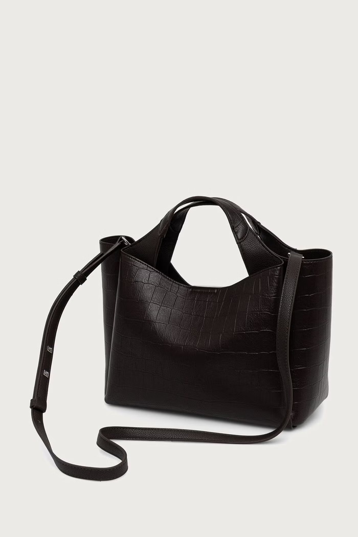 Akcesoria DKNY Torebka damska z imitacji skóry R63DPG33 brązowy