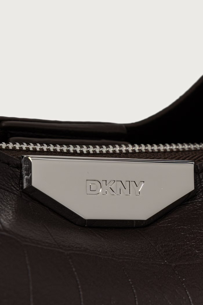 Torebka damska z imitacji skóry DKNY R63DPG33 brązowy