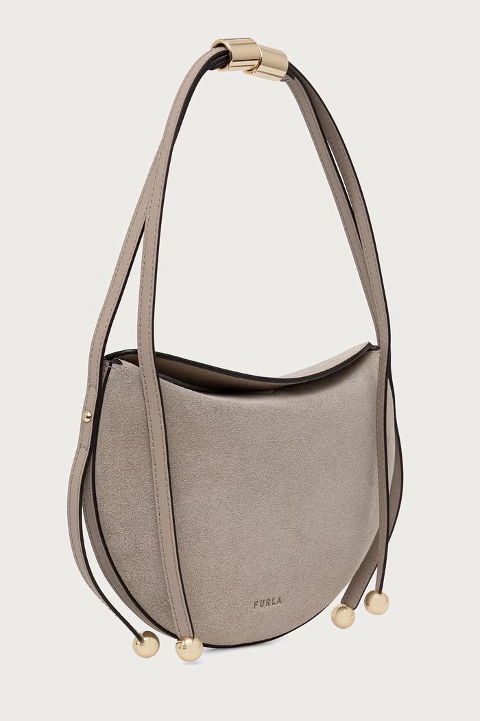Furla Torebka crossbody damska skórzana Moonstone S WB02348.U10000.4495S szary AW26