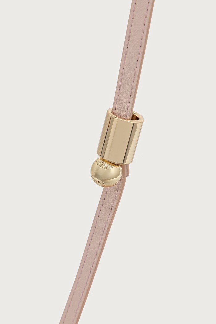 Akcesoria Furla Torebka crossbody damska skórzana Moonstone S WB02348.BX3104.4355S różowy
