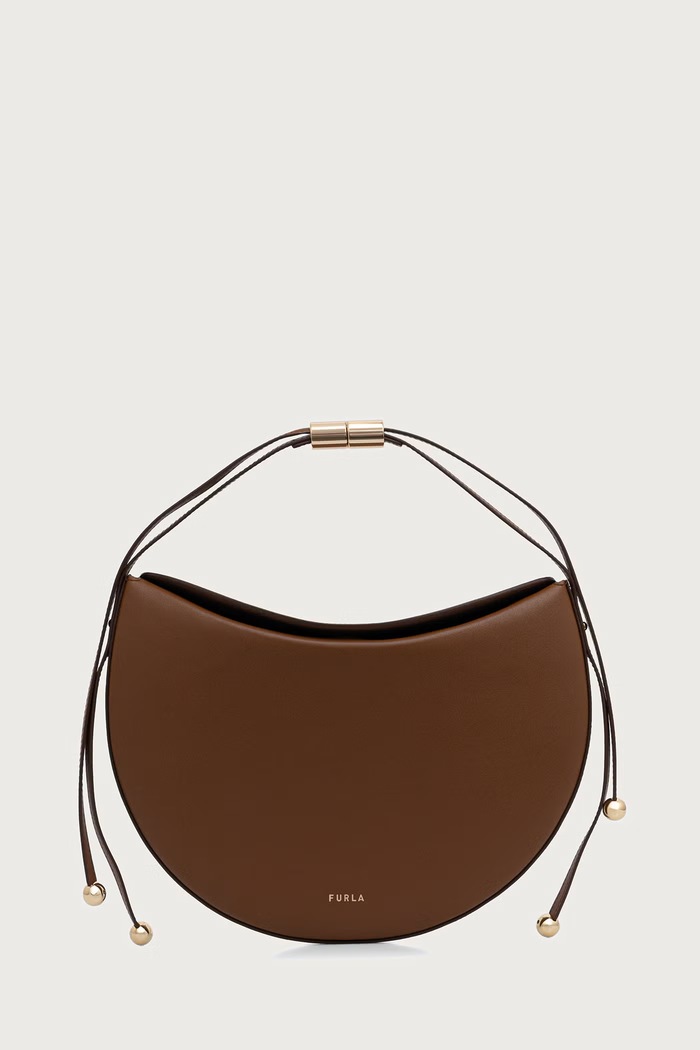 Furla Crossbody kabelka dámská kožená Moonstone M hnědá WB01868.BX3104.03B00