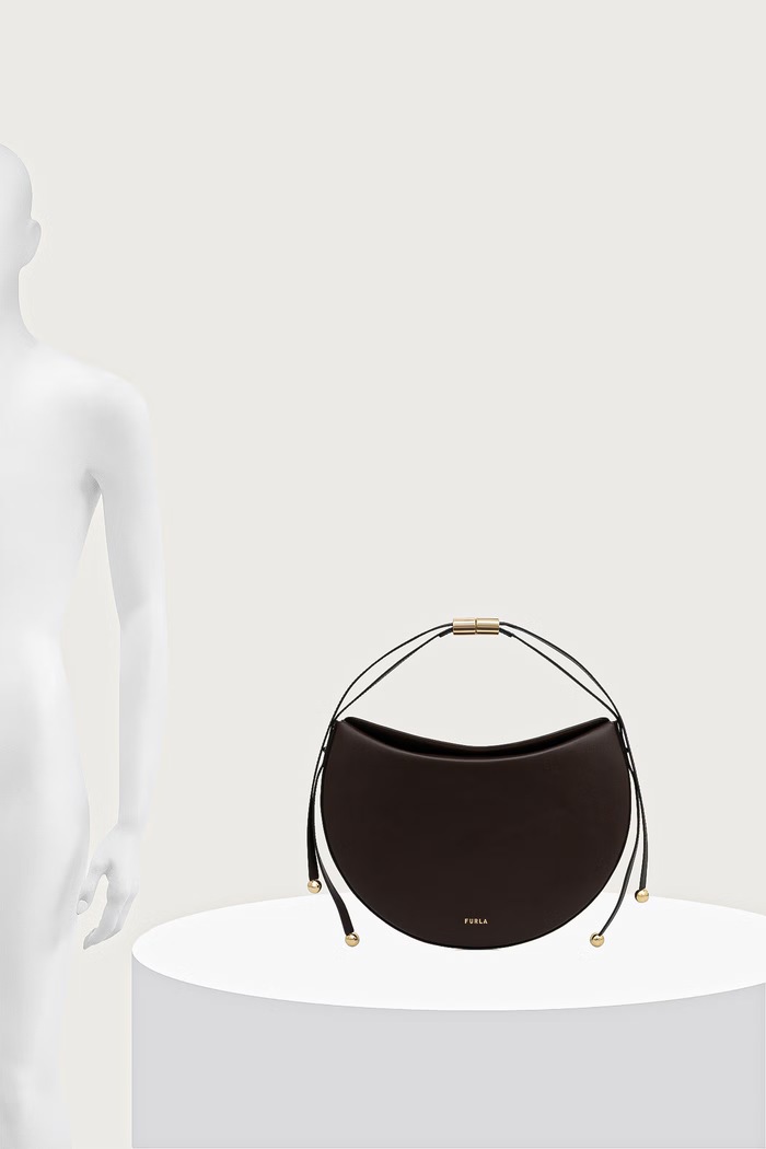 Akcesoria Furla Torebka crossbody damska skórzana Moonstone M WB01868.BX3104.2460S brązowy