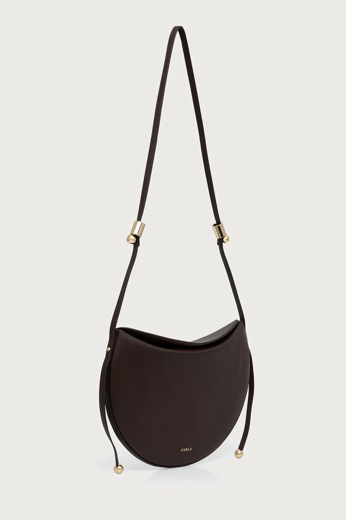 Furla Torebka crossbody damska skórzana Moonstone M brązowy WB01868.BX3104.2460S
