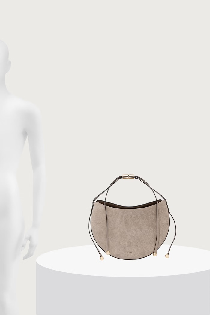 Furla Torebka crossbody damska zamszowa Moonstone M WB01868.U10000.4495S