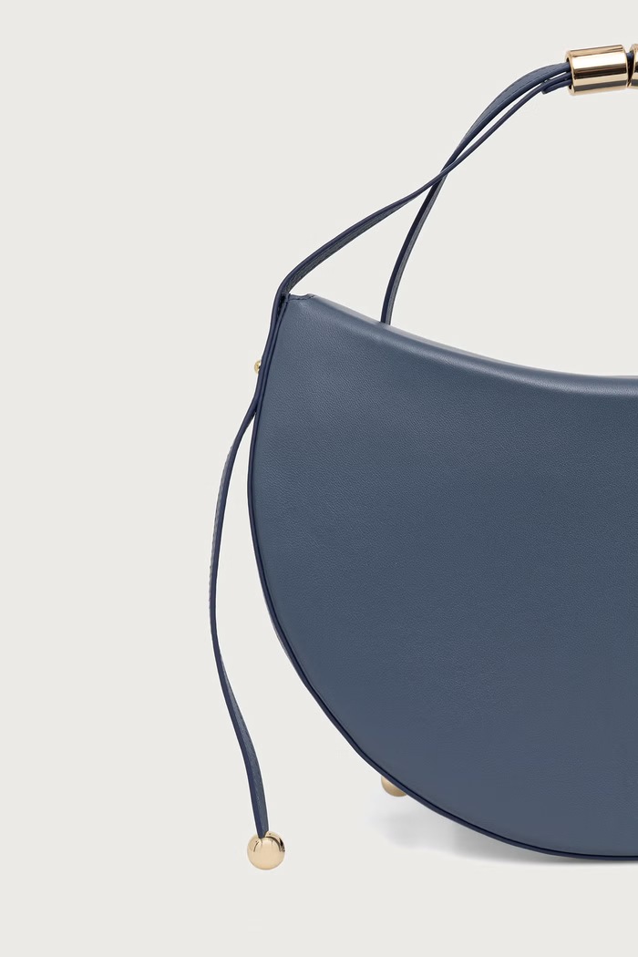 Akcesoria Furla Torebka crossbody damska skórzana Moonstone M WB01868.BX2269.1685S niebieski