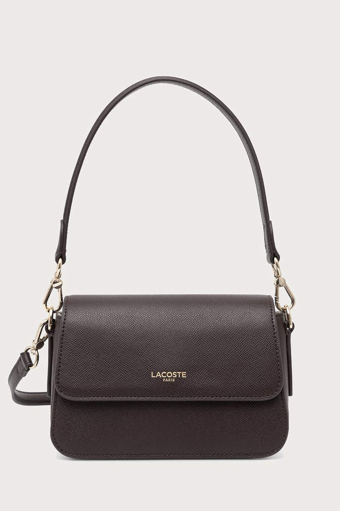 Lacoste Torebka crossbody damska skórzana brązowy NF5228PH