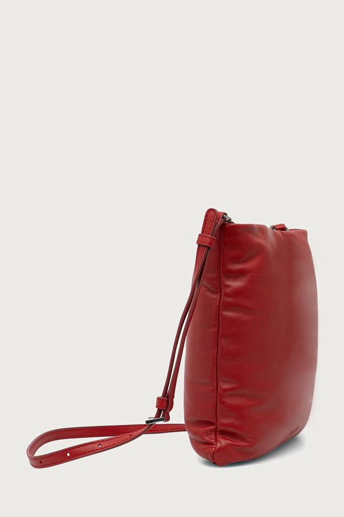 Max&Co. Torebka crossbody damska skórzana MCAGIRAFFA 2626516067200 czerwony AW26