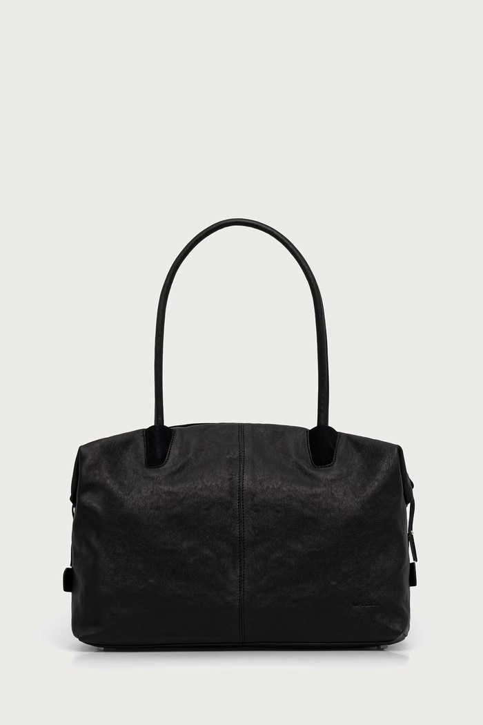 Max&Co. torebka shopper damska skórzana MCASAMBAG czarny 2626516037200