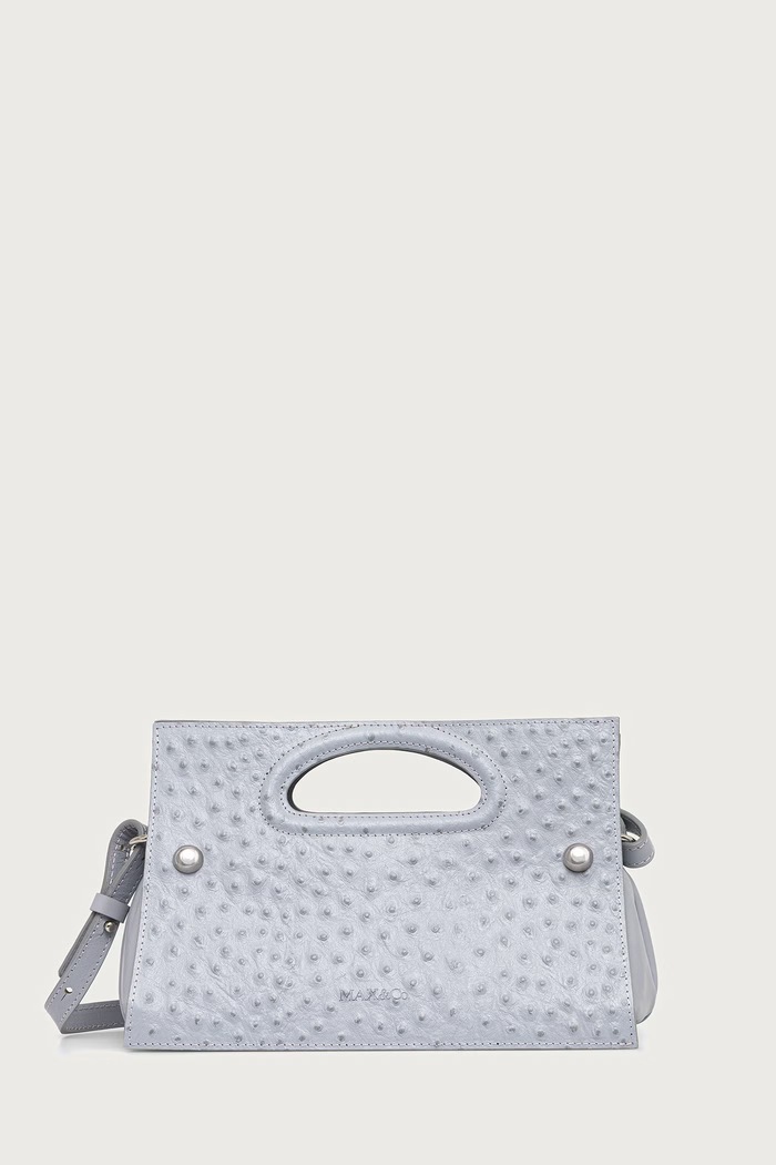 Max&Co. torebka damska skórzana MCABOOKBAG niebieski 2626516066200
