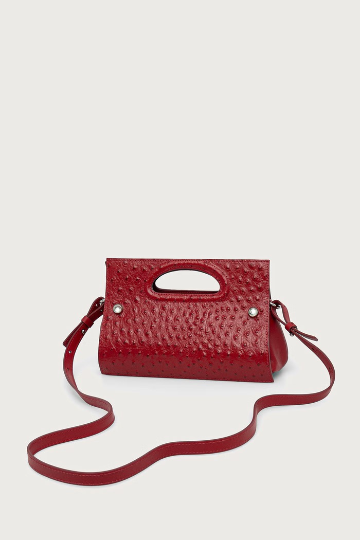 Akcesoria Max&Co. torebka damska skórzana MCABOOKBAG 2626516066200 czerwony