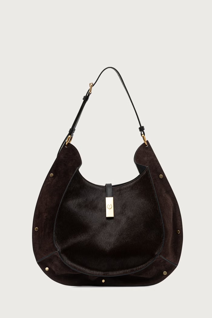 Pollini Torebka damska skórzana brązowy PC4407PP0PQH1