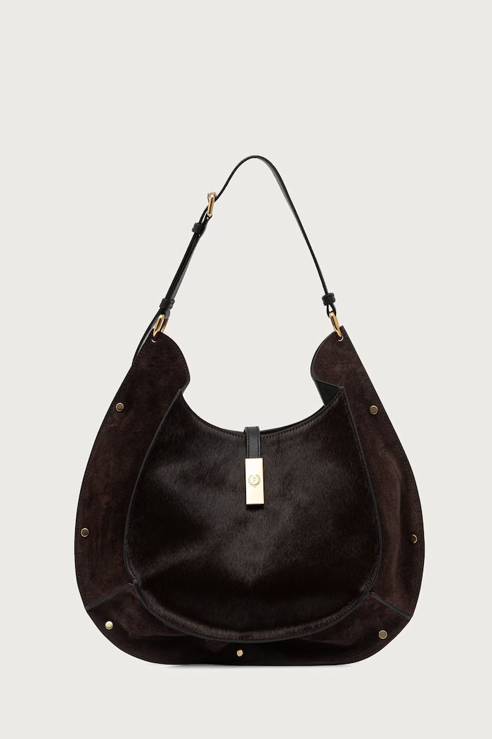 Pollini Torebka damska skórzana brązowy PC4407PP0PQH1
