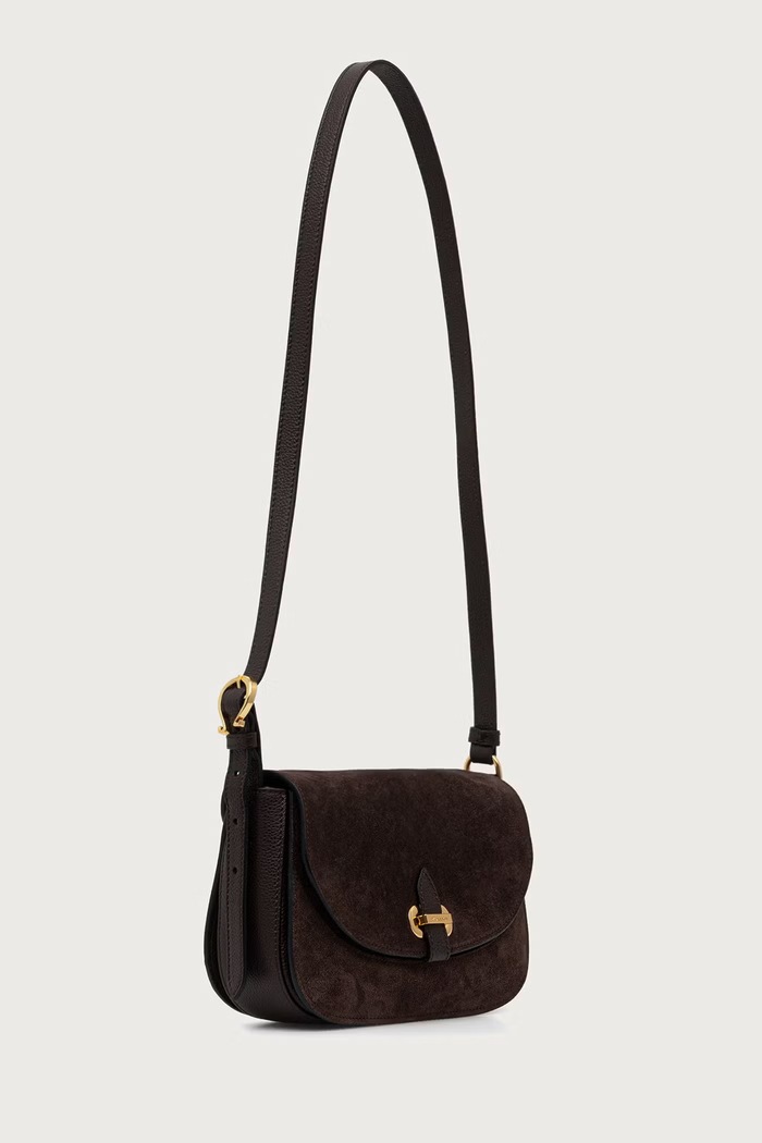 Pollini torebka crossbody damska skórzana PC4400PP0PQC1 brązowy AW26