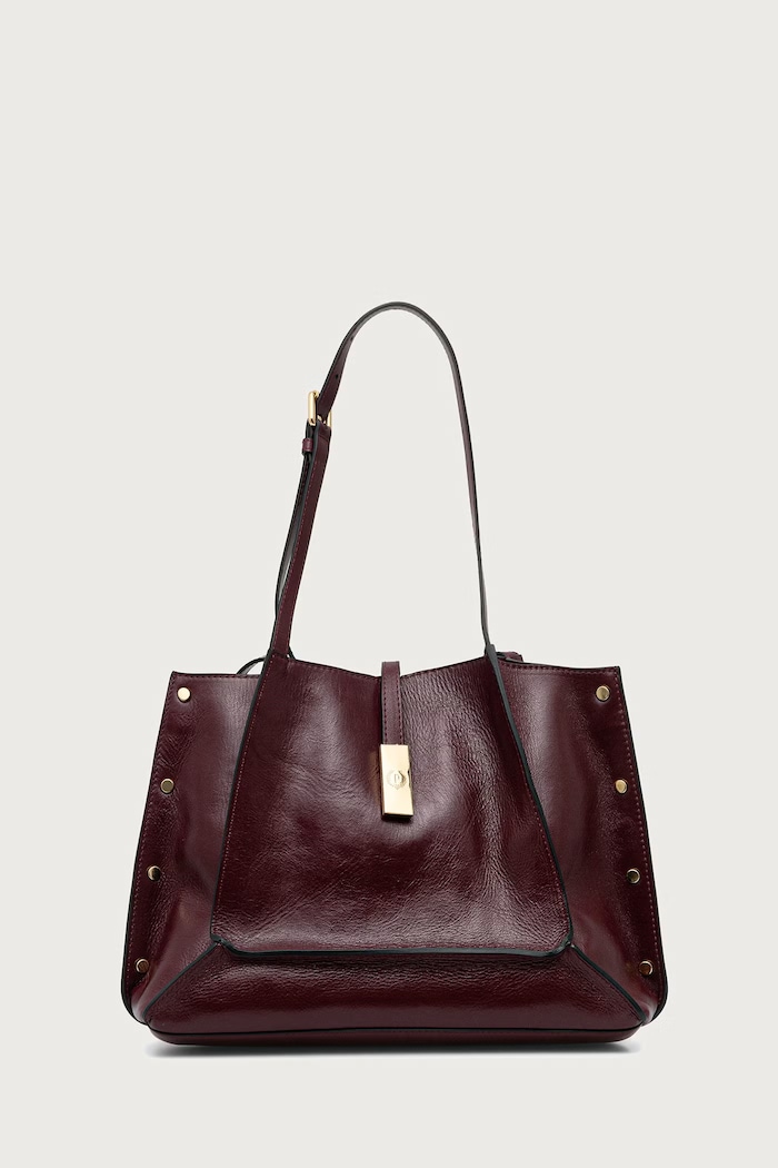 Pollini torebka damska skórzana bordowy PC4426PP0PQA0