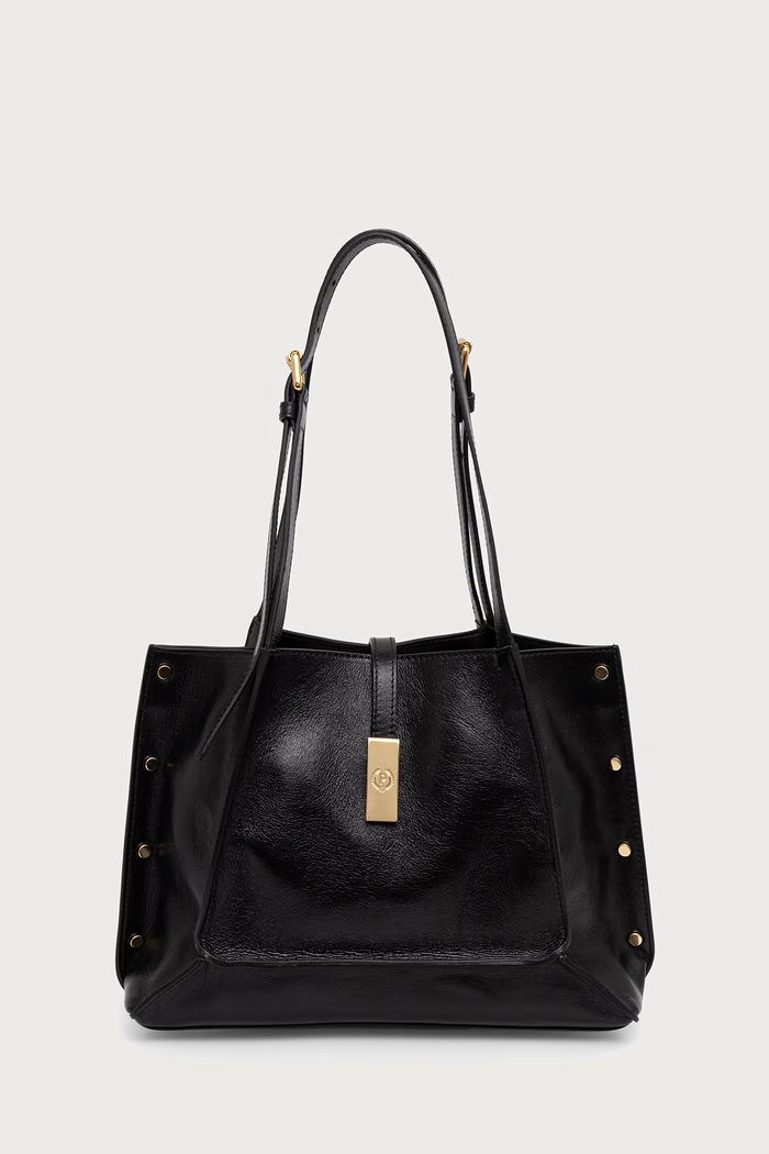 Pollini Torebka damska skórzana czarny PC4426PP0PQA0