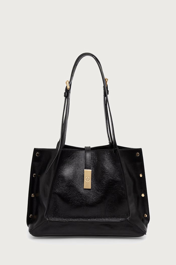 Pollini Torebka damska skórzana czarny PC4426PP0PQA0