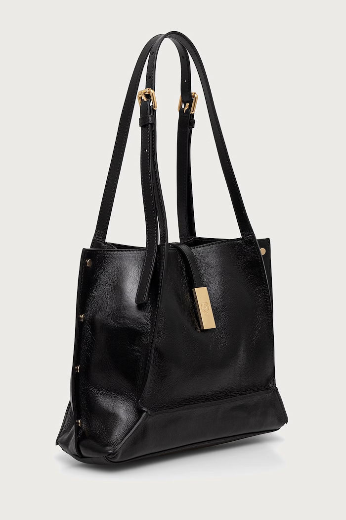 Pollini Torebka damska skórzana PC4426PP0PQA0 czarny AW26