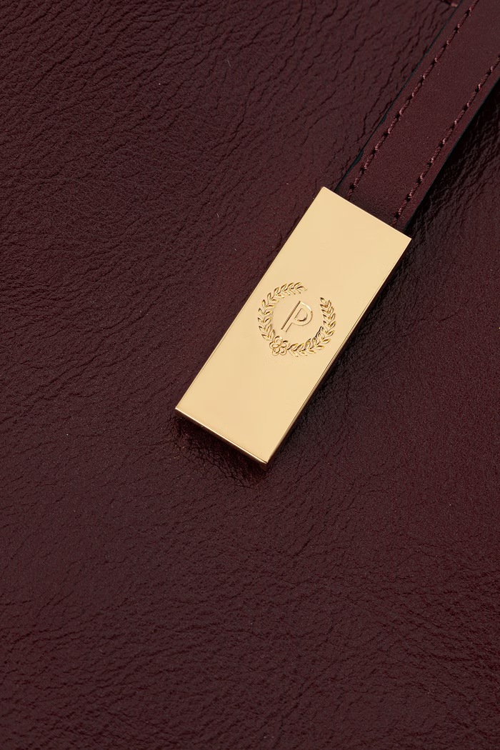 Torebka tote damska skórzana Pollini PC4424PP0PQA0 bordowy
